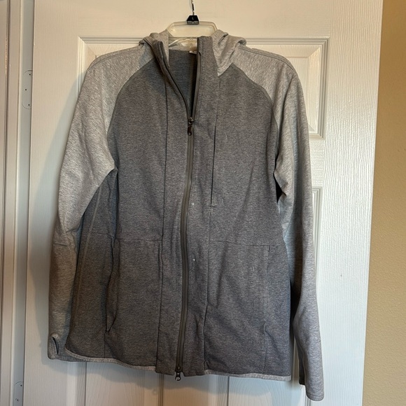 Lululemon men’s gray full zip hoodie sweatshirt size medium - Picture 1 of 11